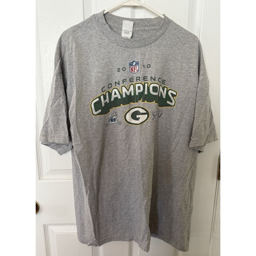 Vintage Greenbay Packers 2010 Conference Champions shirt‎ - men's size 2XL